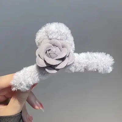 Plush Clip Headwear for Girls with Tassel and Eye Button - Image 23
