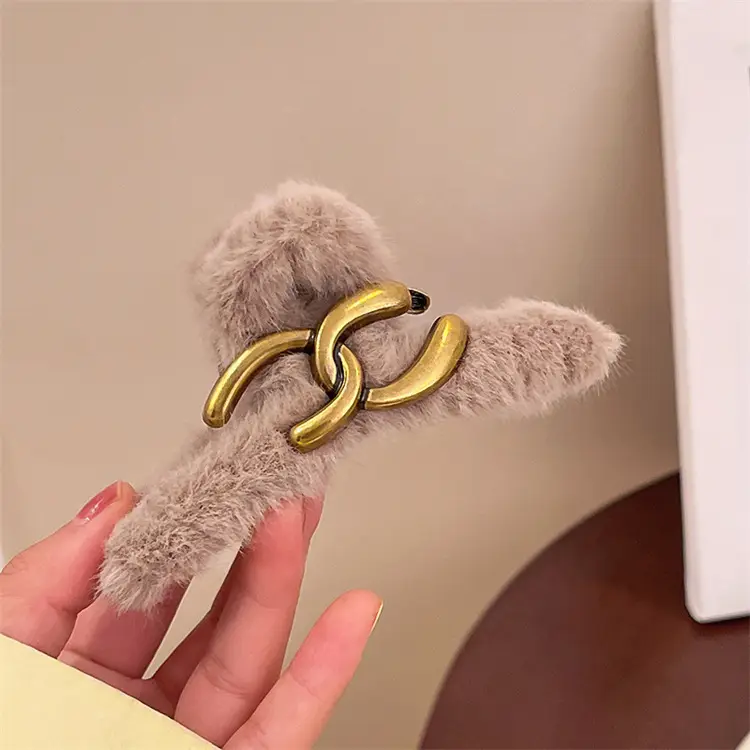 Plush Clip Headwear for Girls with Tassel and Eye Button - Image 29