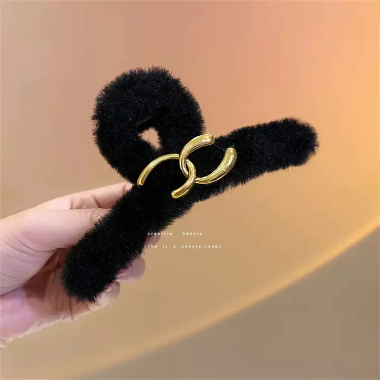 Plush Clip Headwear for Girls with Tassel and Eye Button - Image 30