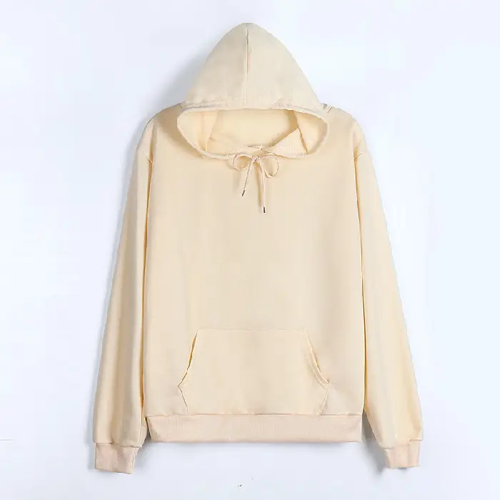 190g Sports Hooded Hoodie Beige 2021 - Image 12