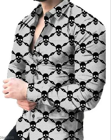 Men's Sunflower Floral Lapel Shirt Red 2026 - Image 8