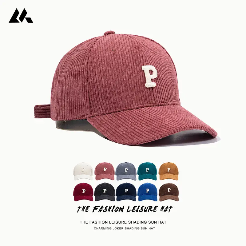 Japanese P Cap Winter Casual Baseball Cap - Image 4