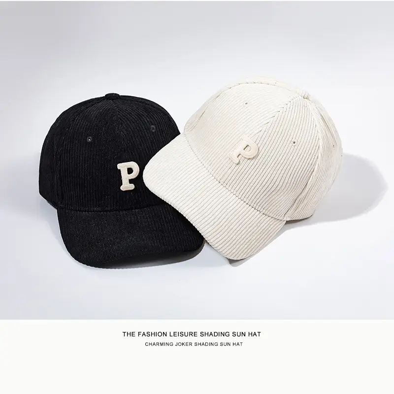 Japanese P Cap Winter Casual Baseball Cap - Image 6
