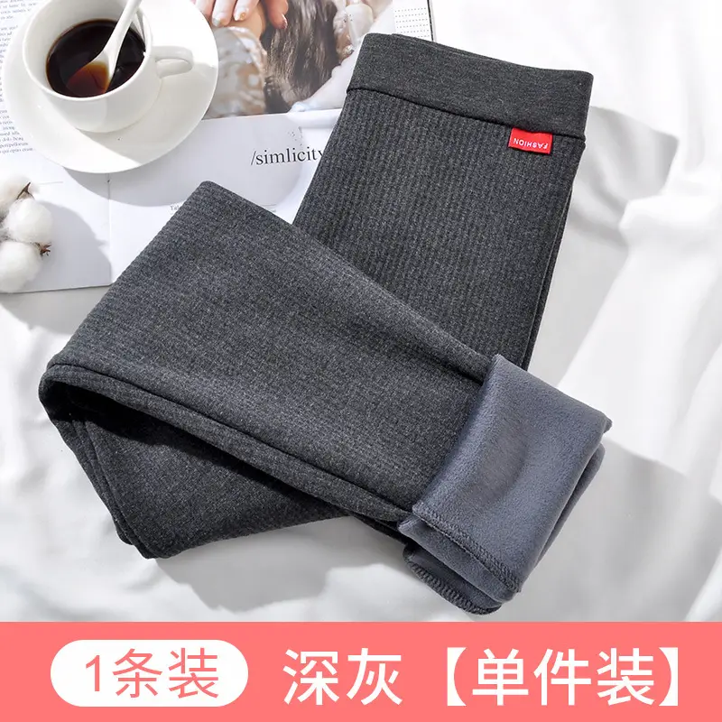 Fall/Winter Velvet Padded Leggings Women Large - Image 2