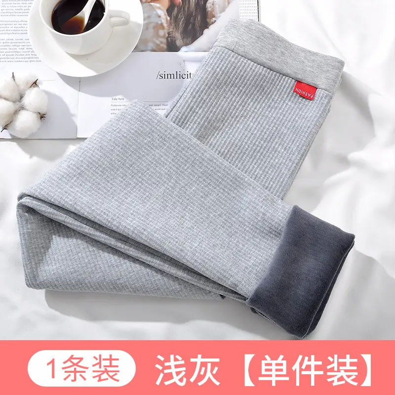 Fall/Winter Velvet Padded Leggings Women Large - Image 3