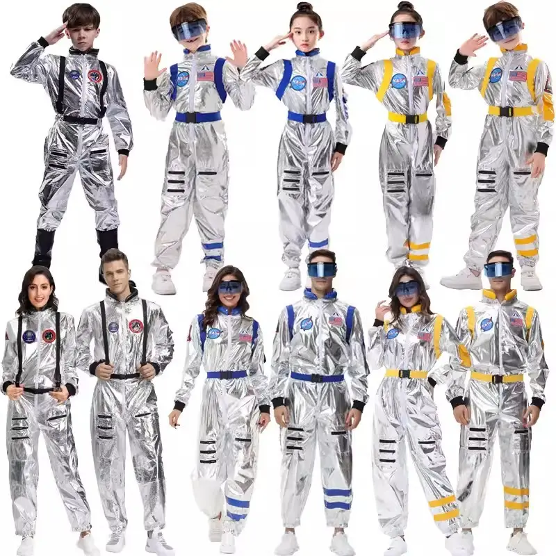 Space Suit Halloween Costumes for Men Women Kids - Image 4