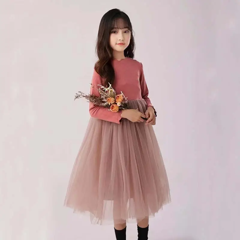 Girls' Fleece Lined Tulle Skirt Set Black Grey Medium to XL - Image 7