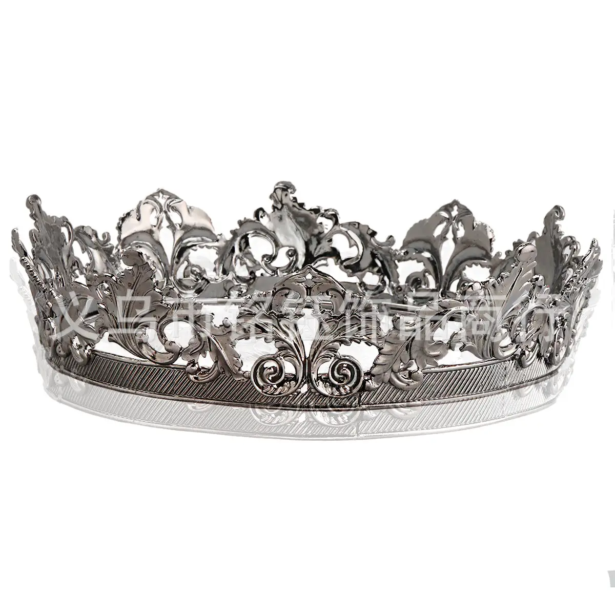 European American King Crown Headdress Queen Gun Black Retro Palace - Image 6