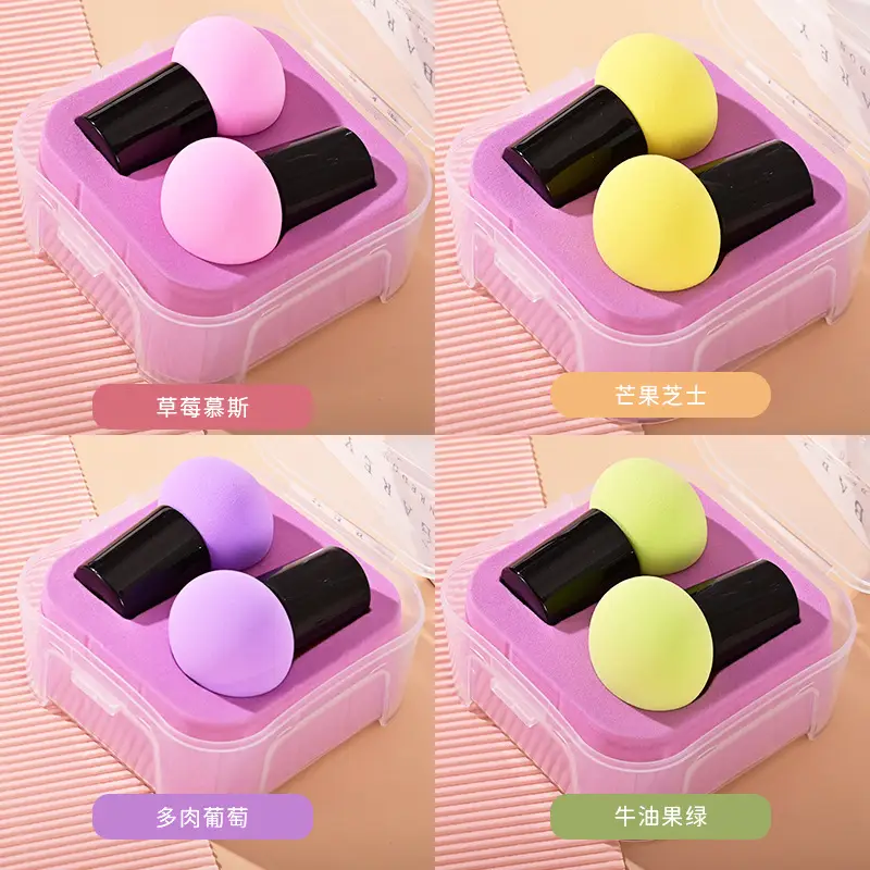 No-Eating Makeup Egg Powder Puff Set Dual Use - Image 12