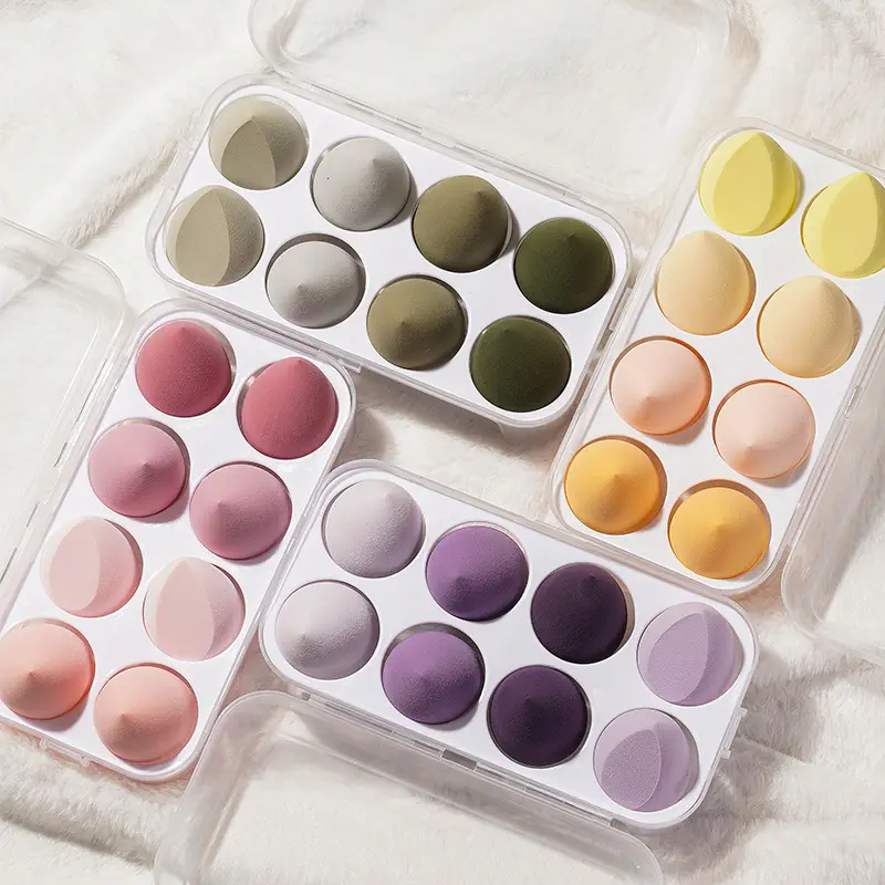 No-Eating Makeup Egg Powder Puff Set Dual Use - Image 8