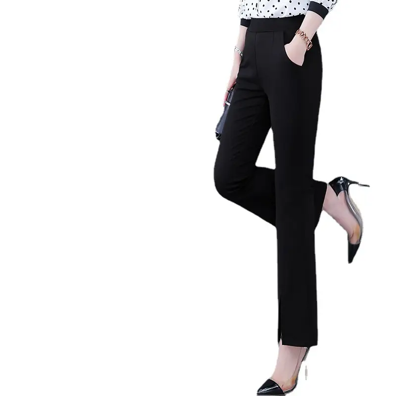 2026 Plus Size Flared Cropped Pants for Women - Image 6