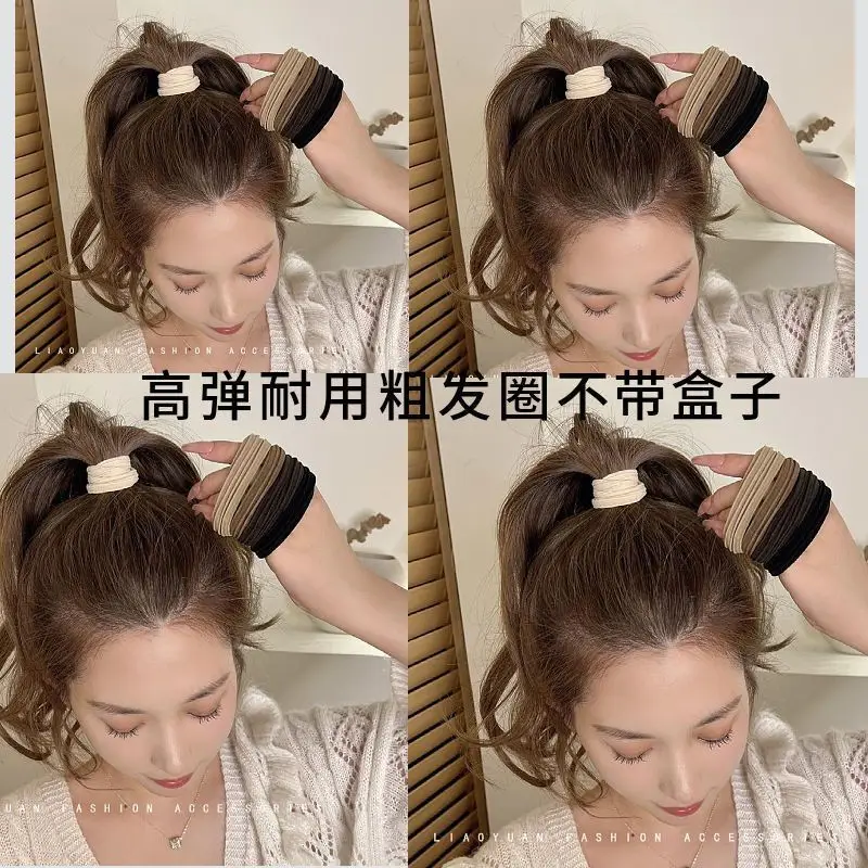 Korean Style Elastic Hair Band for Girls - Image 10