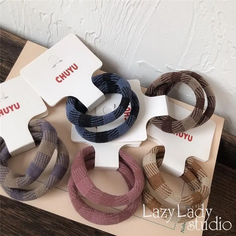 Korean Style Elastic Hair Band for Girls - Image 30