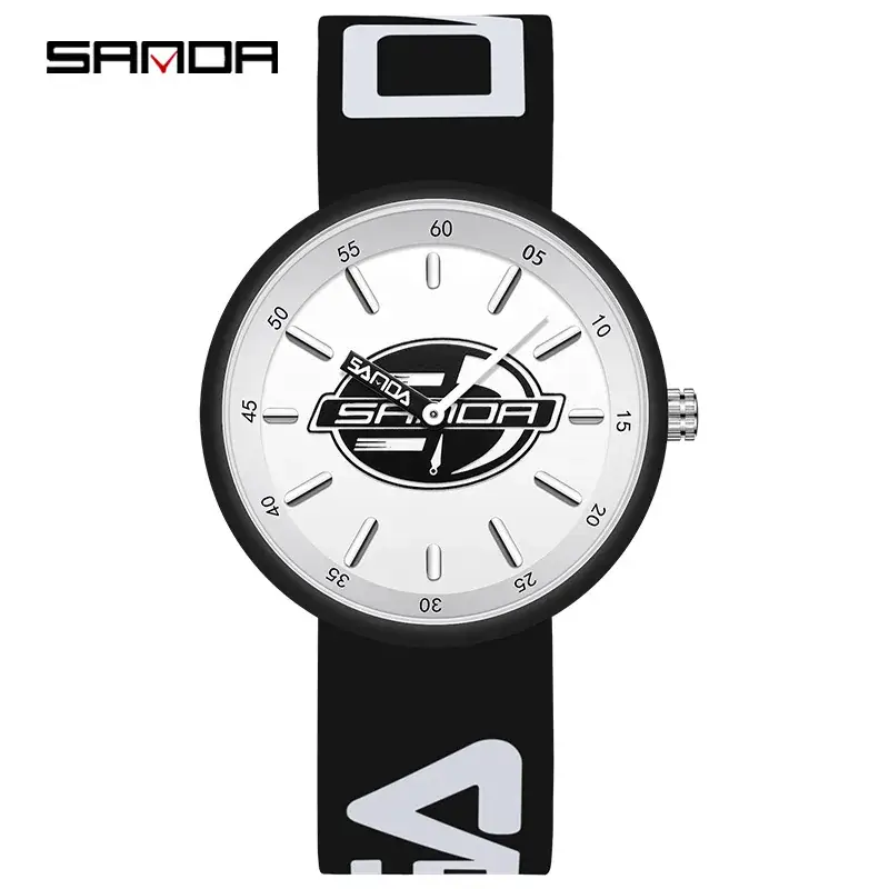 Sanda Student Watch Mint Green Detachable Strap Quartz - Image 8
