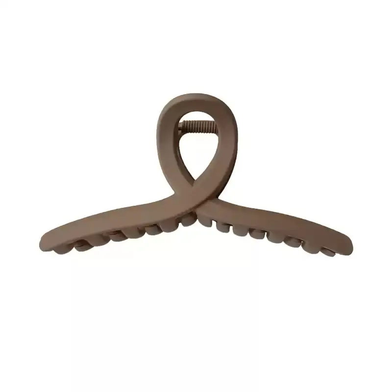 Women's Brown Shark Clip Hairpin 13cm Free Shipping - Image 9