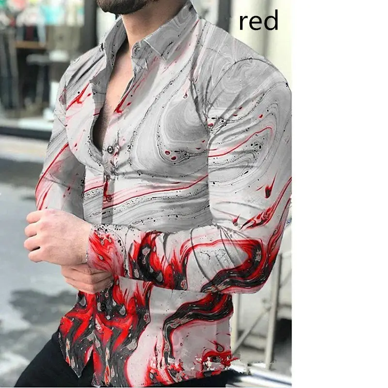 Men Printed Long Sleeve Shirt with Cross Design