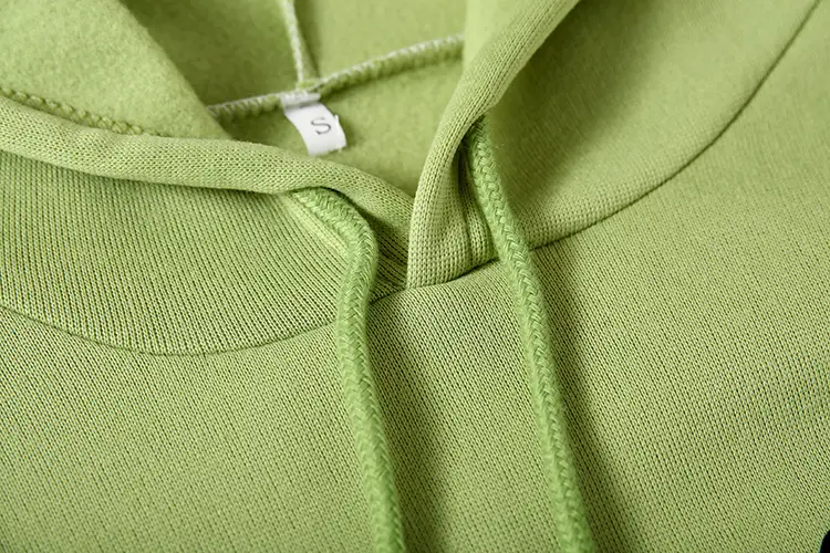 Green Printed Hoodie with "Smile" Text — feature 18