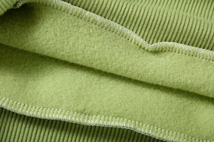 Green Printed Hoodie with "Smile" Text — feature 21