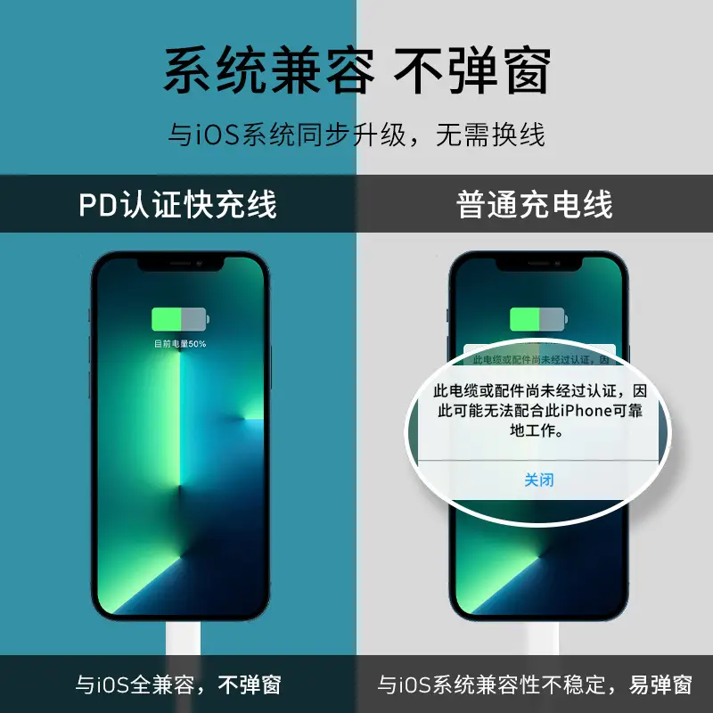 Apple iPhone 8+ Fast Charging PD20W Data Cable - Image 3