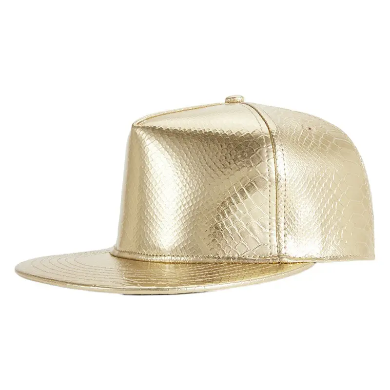 Golden Snake Head Baseball Cap for Men Women
