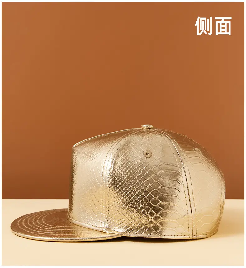 Golden Snake Head Baseball Cap for Men Women — feature 12