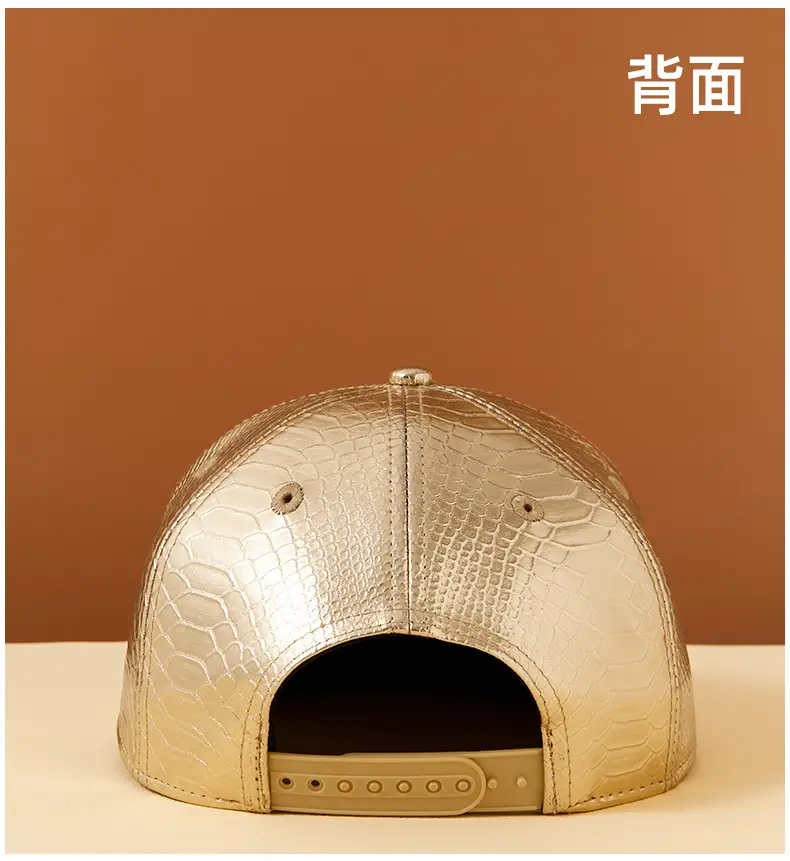 Golden Snake Head Baseball Cap for Men Women — feature 13