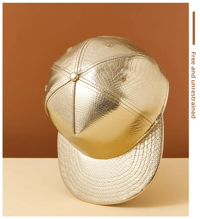 Golden Snake Head Baseball Cap for Men Women — feature 14
