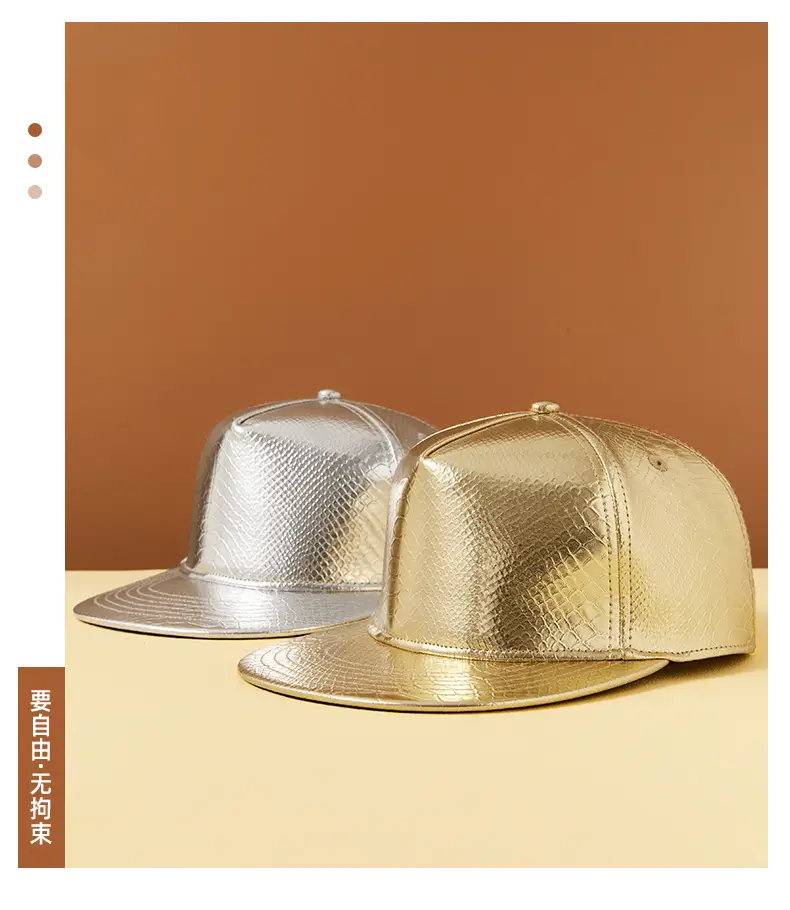 Golden Snake Head Baseball Cap for Men Women — feature 17