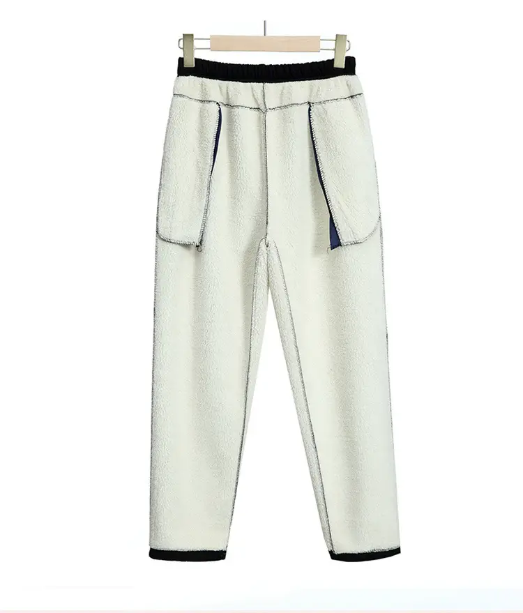 Mother's Velvet Pants Autumn Winter Warm Long Pants — feature 10