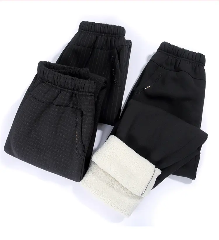 Mother's Velvet Pants Autumn Winter Warm Long Pants — feature 11