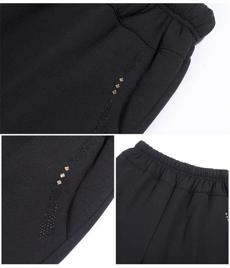 Mother's Velvet Pants Autumn Winter Warm Long Pants — feature 14