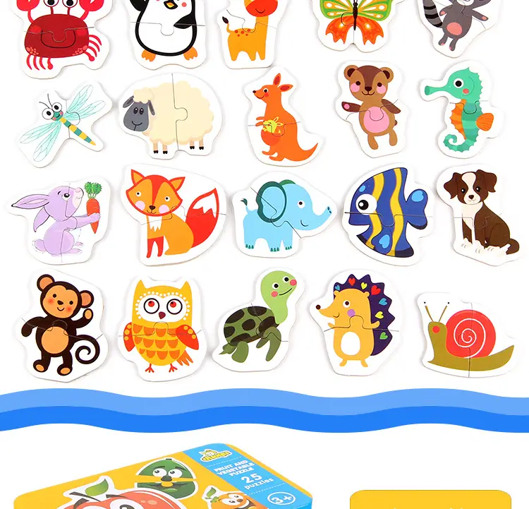 Children's Iron Jigsaw Puzzle Lion Animal Educational Toy — feature 10