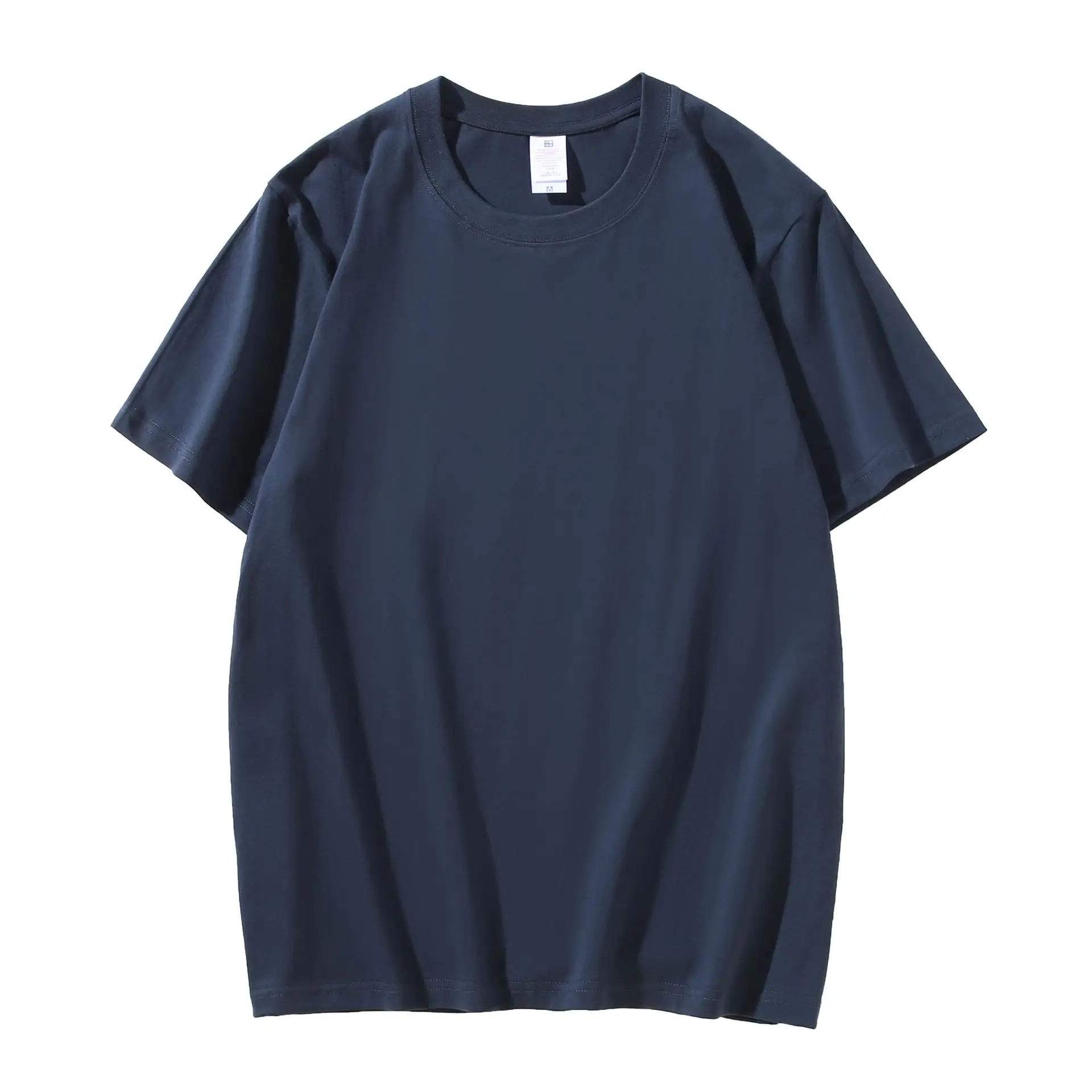 Men White Cotton T-Shirt Short Sleeve Round Neck - Image 24