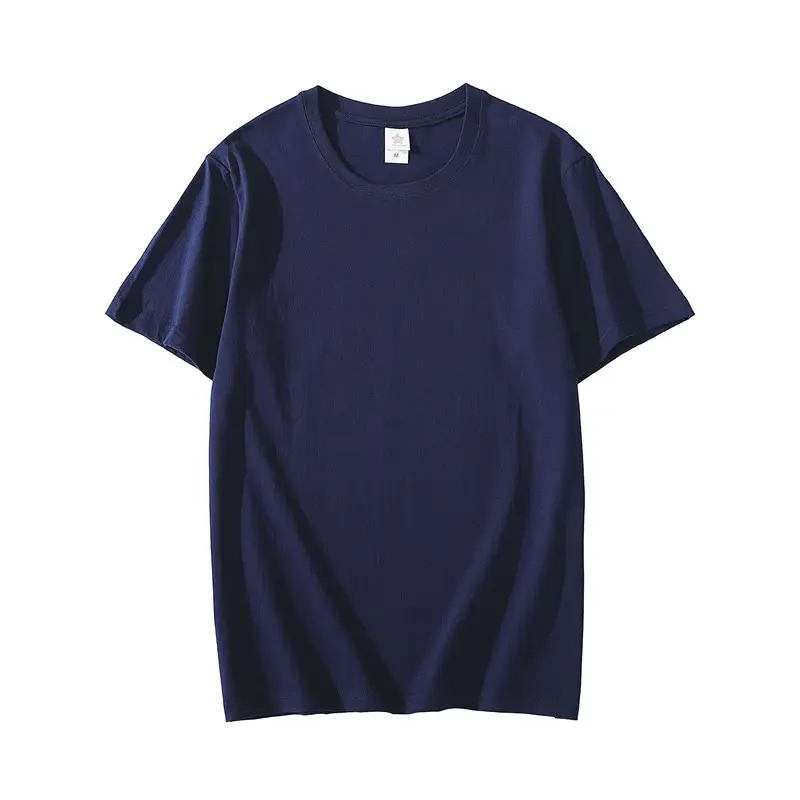 Men White Cotton T-Shirt Short Sleeve Round Neck - Image 9