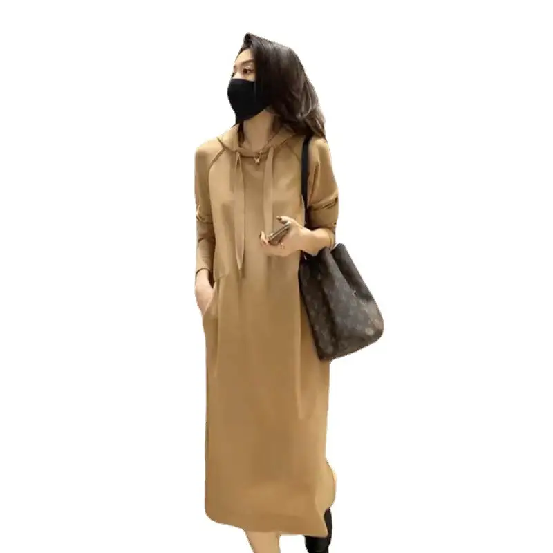 100kg Plus Size Long Sleeve Dress Autumn Winter Cross Border - Image 7