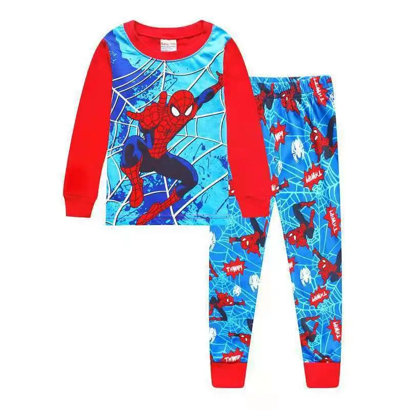 Spider-Man Cotton Pajamas for Boys Long Sleeve