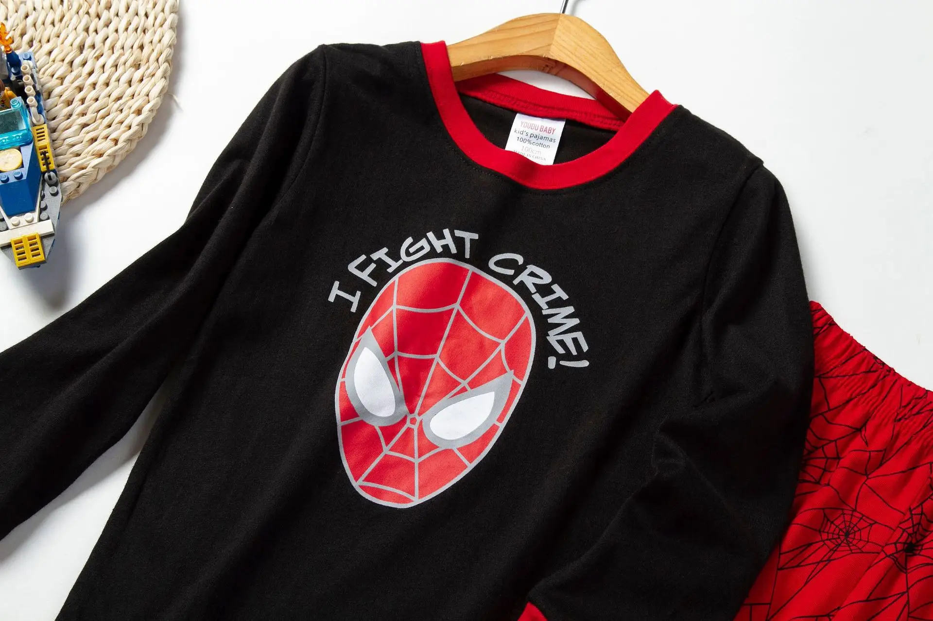 Spider-Man Cotton Pajamas for Boys Long Sleeve — feature 22