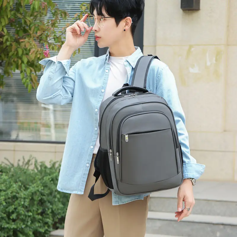 Men's Backpack Travel Leisure Business Computer Korean Fashion Trend High School Student Schoolbag Travel Backpack - Image 12
