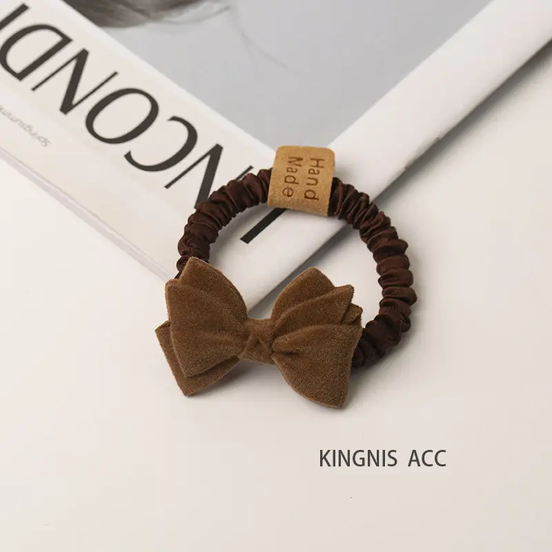 Spring Bowknot Hair Ring Female Tie Head Ball - Image 2