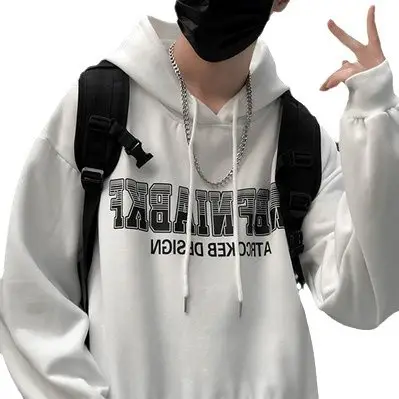 Women Velvet Hoodie White 2024 Autumn Winter Oversize - Image 9