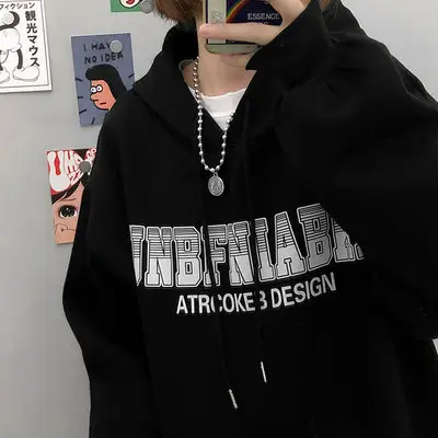 Women Velvet Hoodie White 2024 Autumn Winter Oversize - Image 3