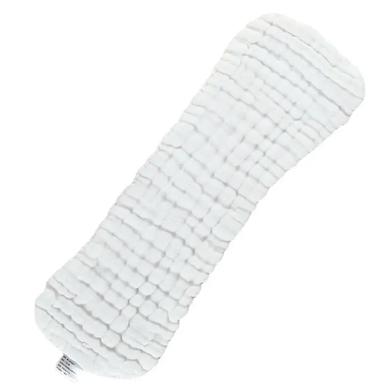 White Gauze Diaper Pad Ten Layers Washable Reusable