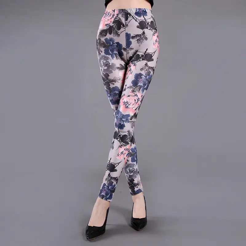 Women Velvet High Waist Leggings Winter Warm Thick Stretch - Image 6