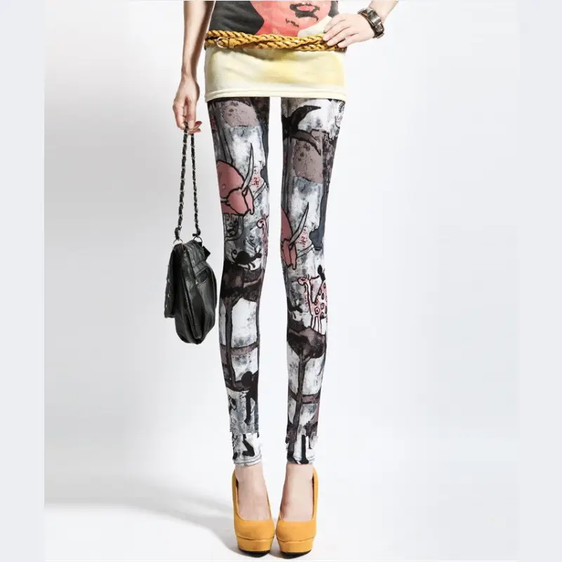 Women Velvet High Waist Leggings Winter Warm Thick Stretch - Image 17