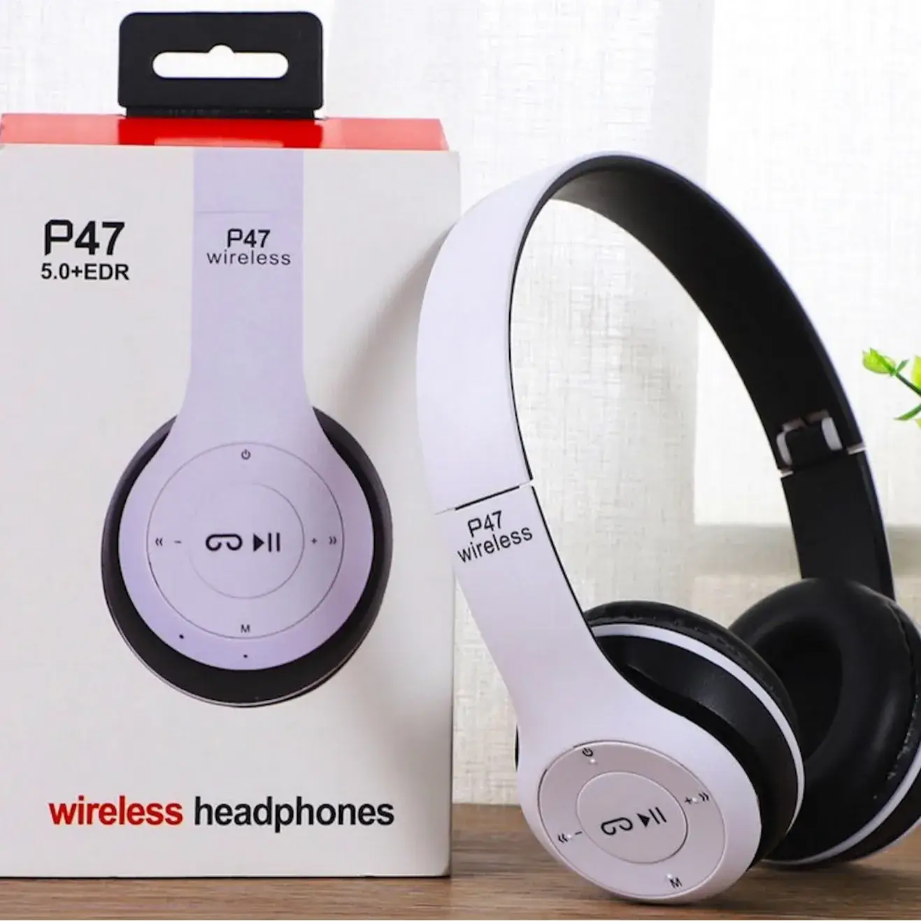 Wireless Bluetooth Headset P47 Foldable Subwoofer Green