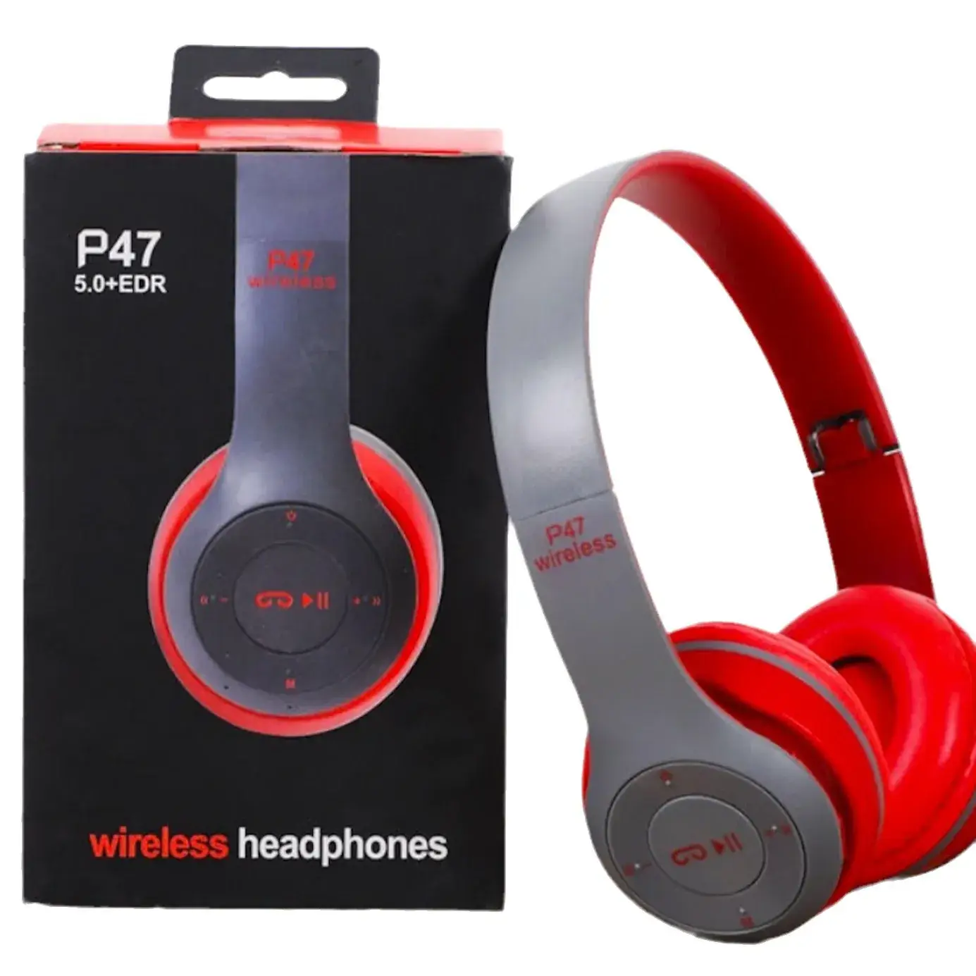Wireless Bluetooth Headset P47 Foldable Subwoofer Green