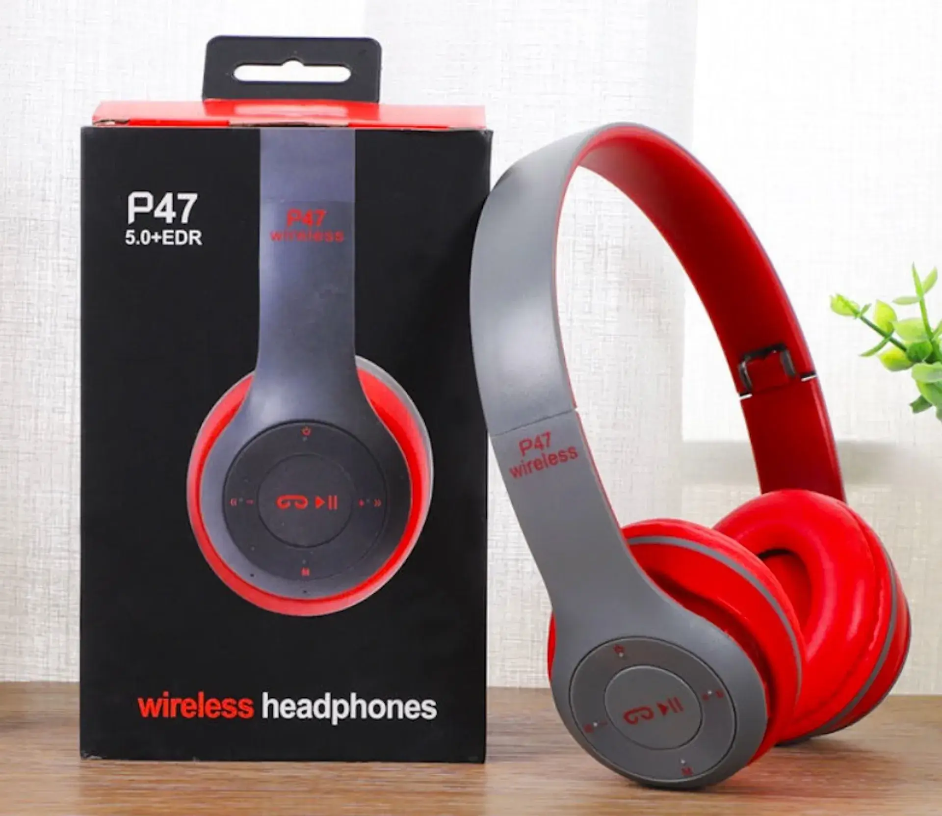 Wireless Bluetooth Headset P47 Foldable Subwoofer Green