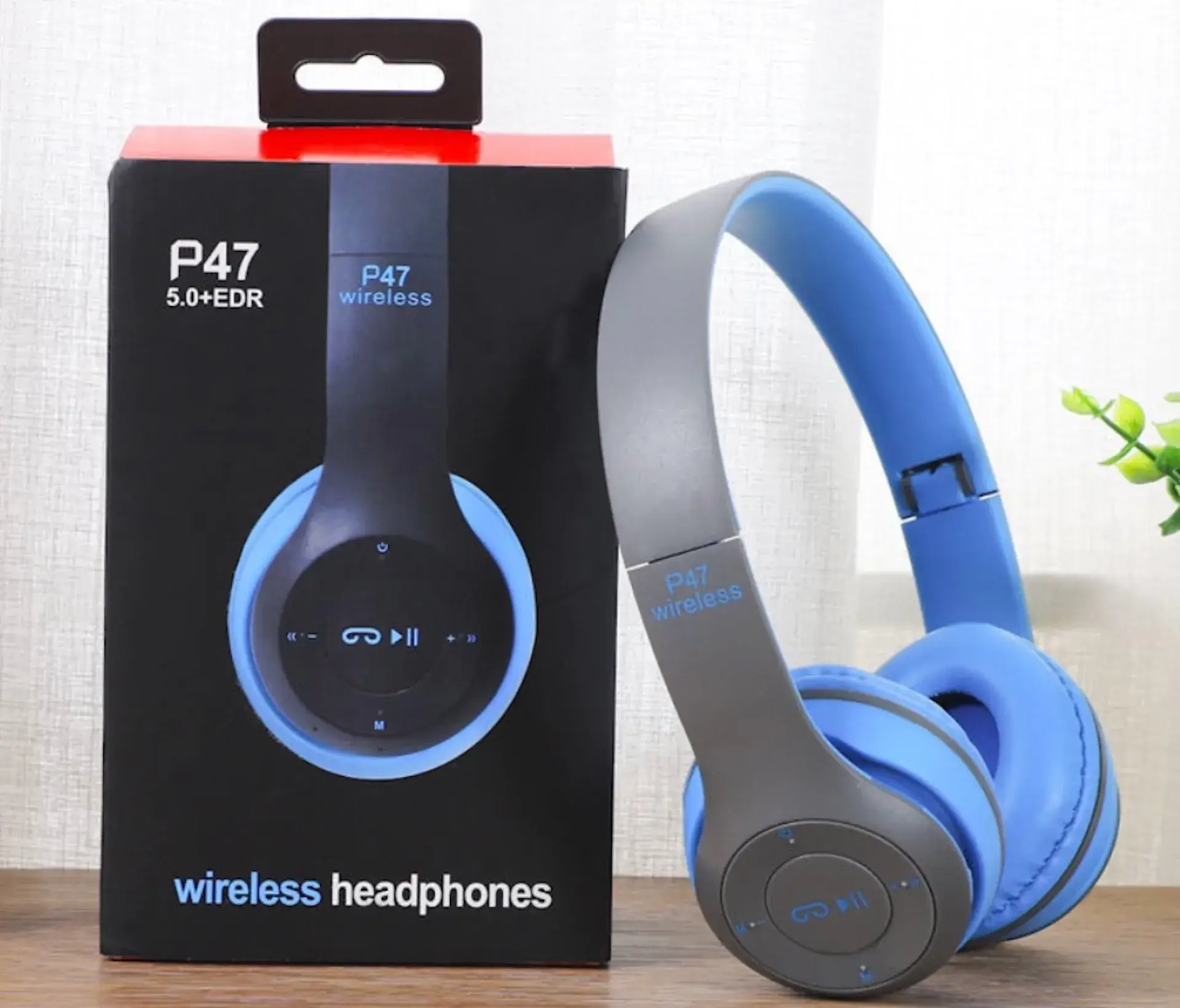 Wireless Bluetooth Headset P47 Foldable Subwoofer Green