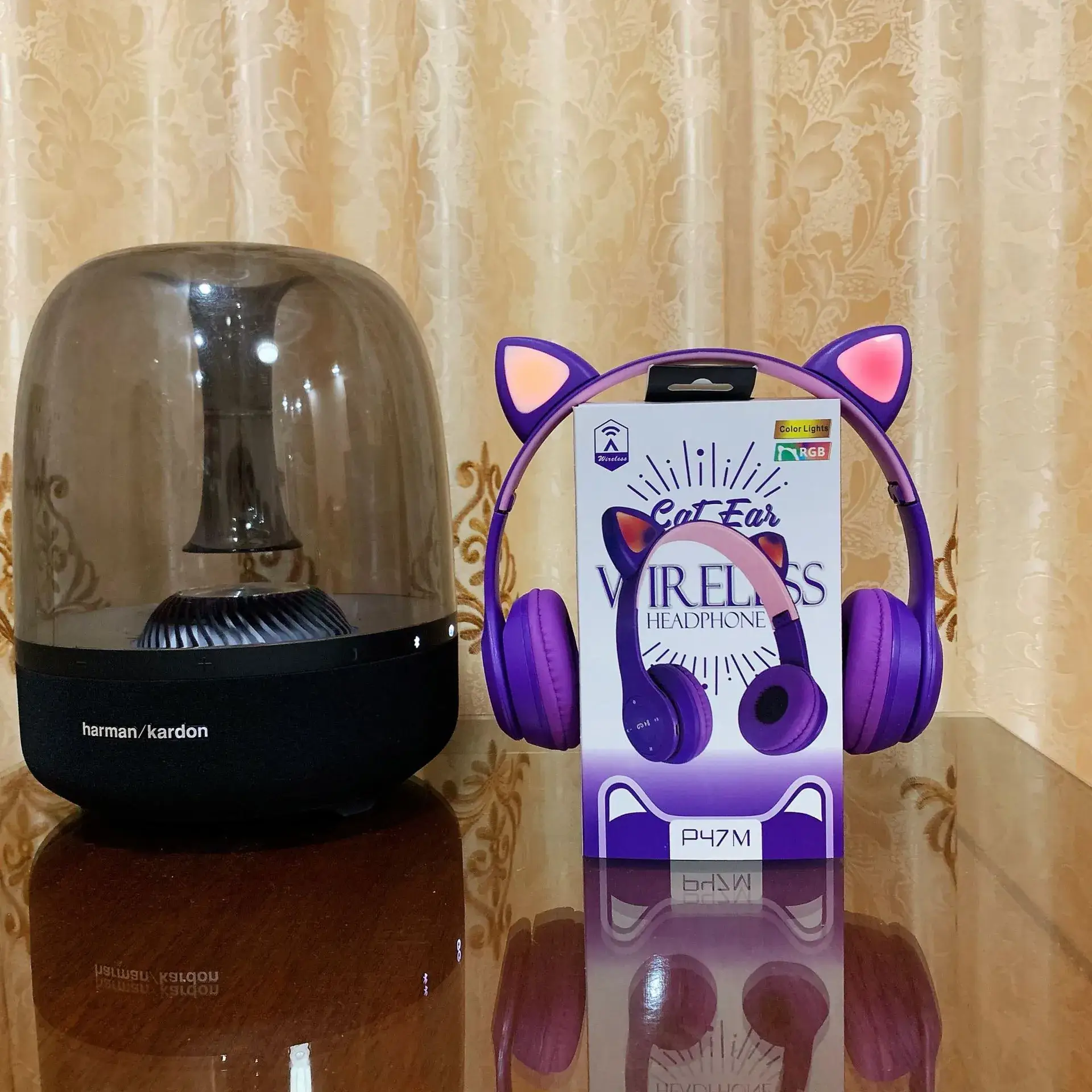 Cat Ear Bluetooth Headset P47M Cartoon Student Wireless Game - Image 2