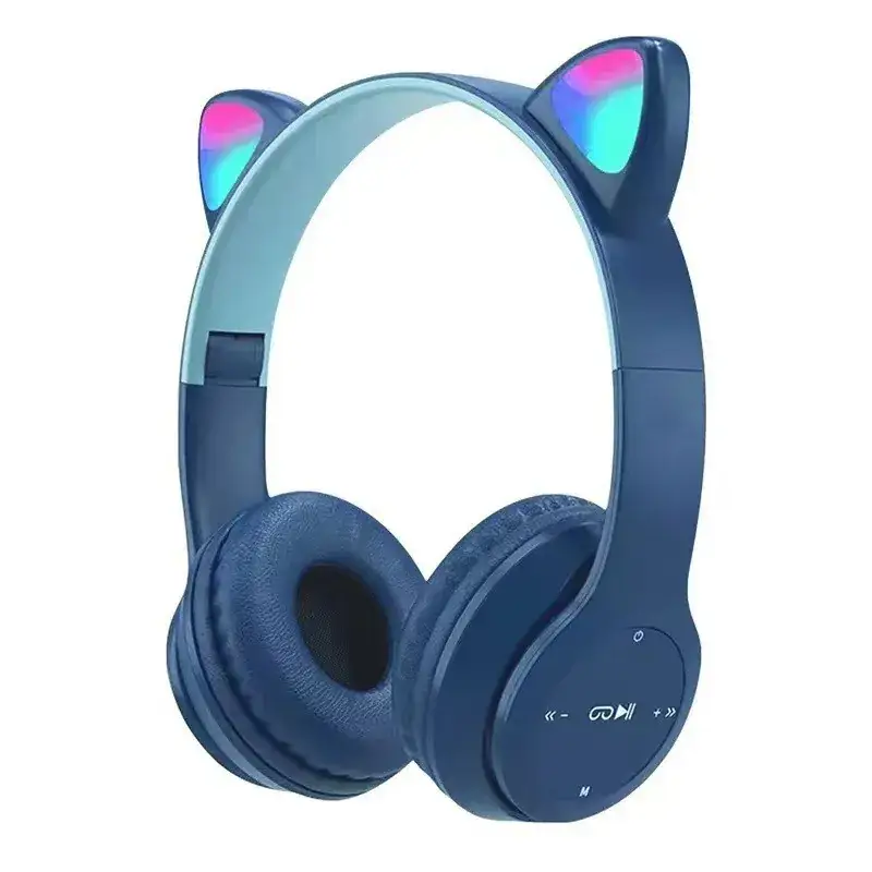 Cat Ear Bluetooth Headset P47M Cartoon Student Wireless Game - Image 3